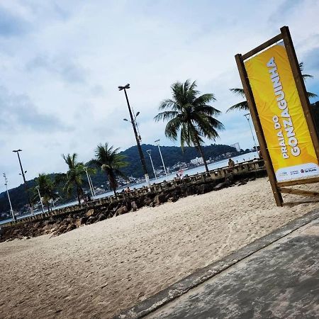 Flat Completo Novo A 350M Da Praia Com Piscina São Vicente 外观 照片