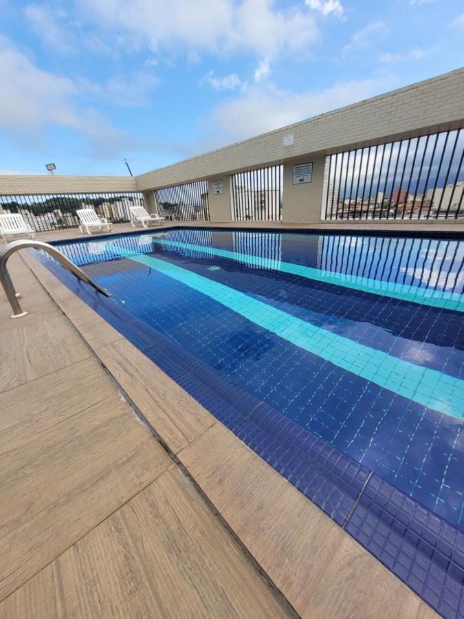 Flat Completo Novo A 350M Da Praia Com Piscina São Vicente 外观 照片